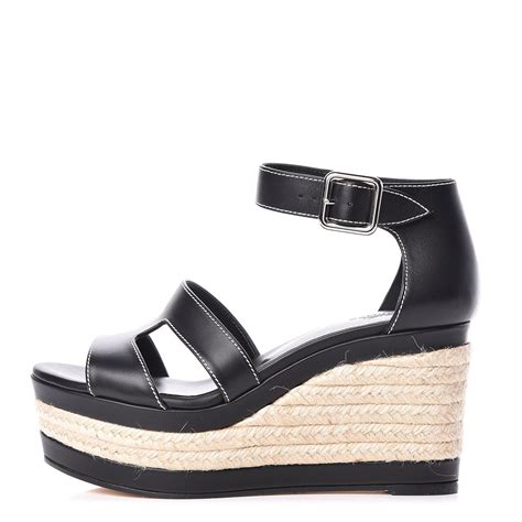 Hermes wedges sandals